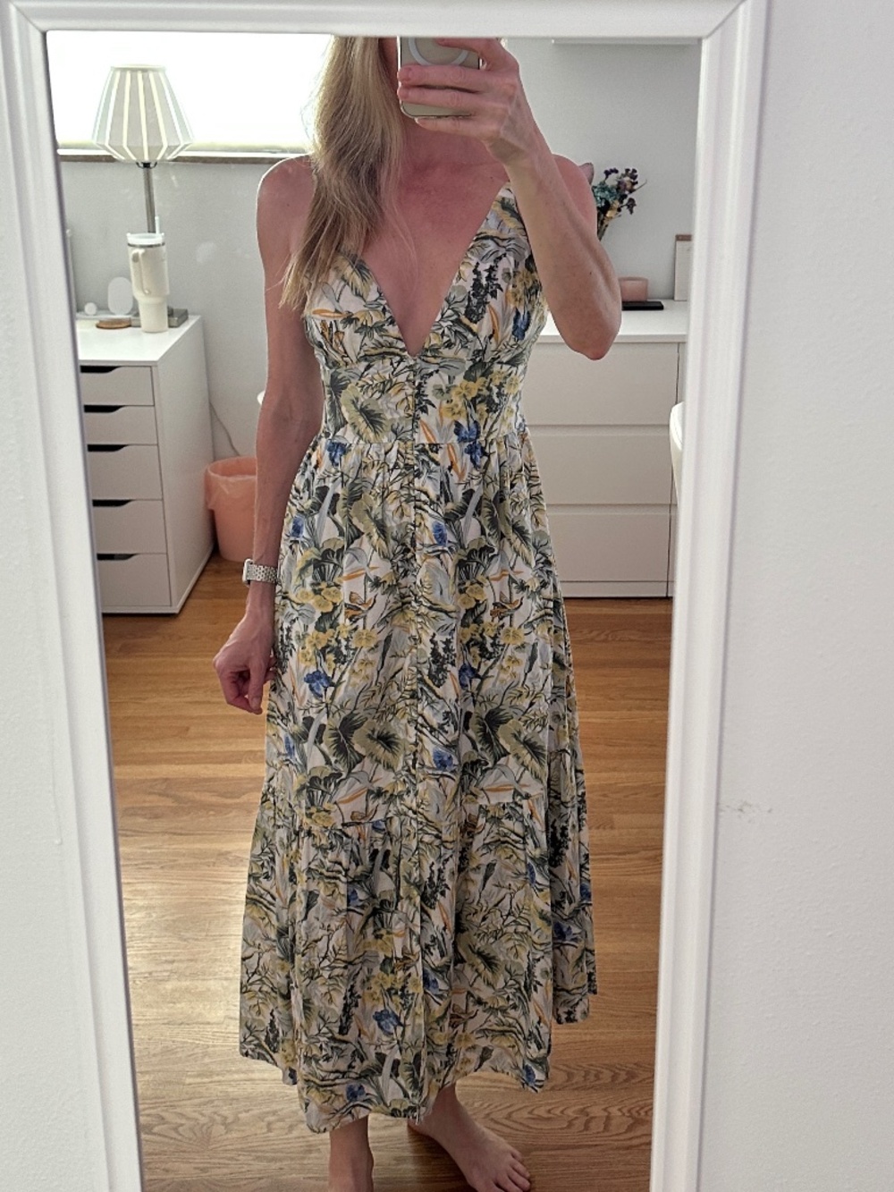Abercrombie & Fitch floral dress size SMALL